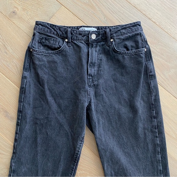 Zara Straight Mom Jeans | Wide leg 90s style - Picture 7 of 7